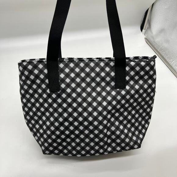 California Innovations Set of 2 Tote Insulated Floral and Black - Picture 11 of 16